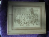 EARLY FOOTBALL TEAM REAL PHOTO-CABINET TYPE-QUITE CLEAR