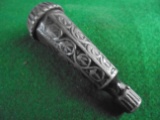1800'S STANLEY ORNATE IRON TOOL HANDLE WITH SOME ATTACHMENTS INSIDE