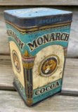 MONARCH COCOA TIN