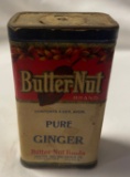 BUTTER-NUT PURE GINGER ADVERTISING TIN