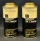(2) JOHN DEERE REFRIGERENT 12 OIL CHARGE CANS - NEW OLD STOCK