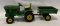 JOHN DEERE 140 LAWN TRACTOR WITH CART