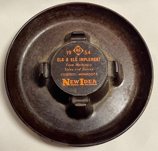 1954 "ELG & ELG IMPLEMENT - ALLIS CHALMERS / NEW IDEA" ADVERTISING ASH TRAY