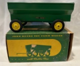 EARLY JOHN DEERE TOY FARM WAGON WITH THE BOX