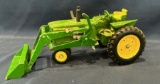 JOHN DEERE NARROW FRONT TRACTOR WITH LOADER