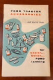 1956 FORD TRACTOR ACCESSORIES BROCHURE