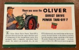 OLIVER POWER TAKE-OFF -- UNUSED ADVERTISING POST CARD