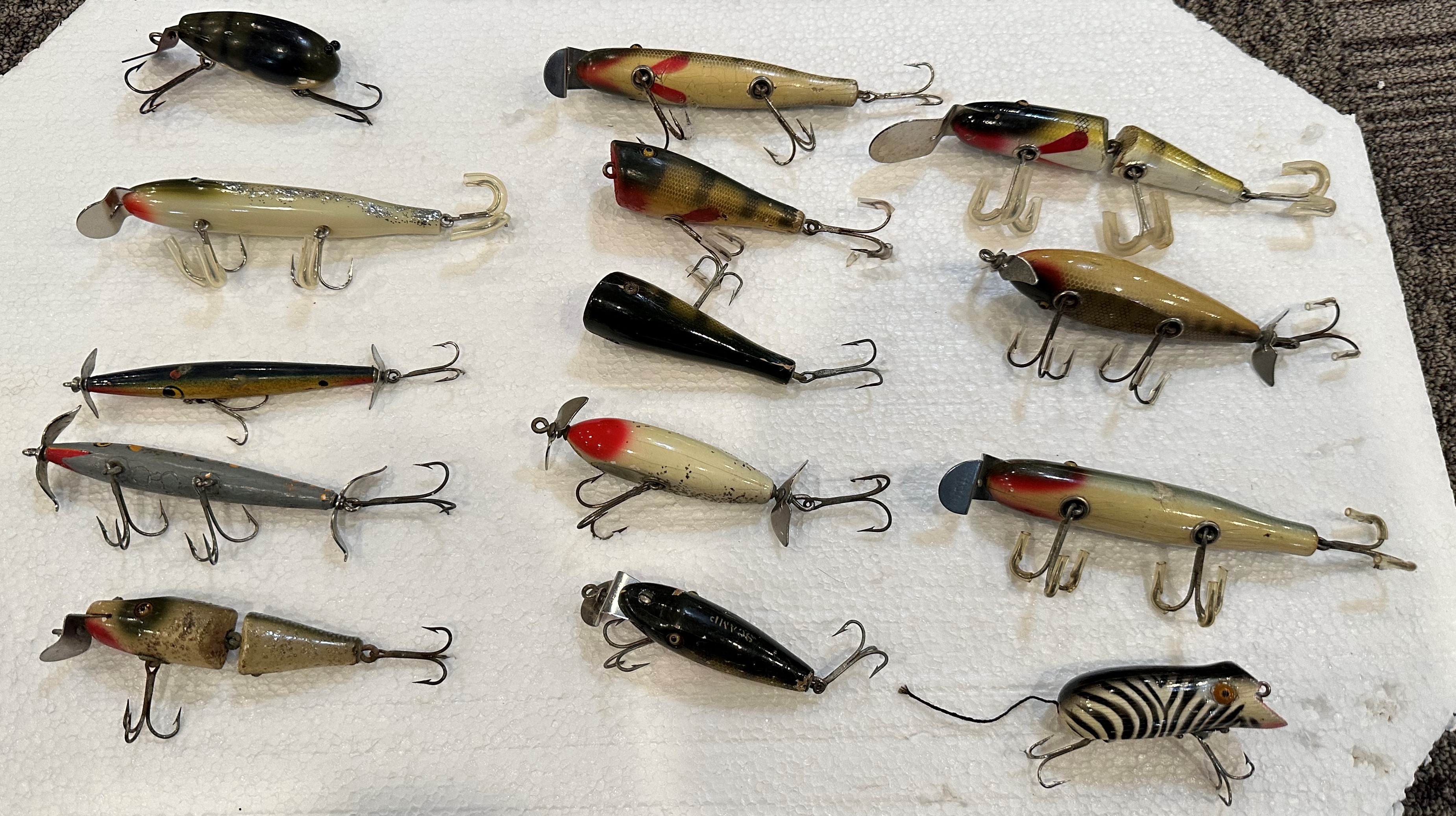 Large Lot of Vintage Fishing Lures