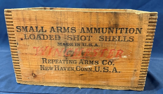 Winchester Leader 16ga Wooden Ammo Box
