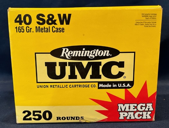 Remington UMC 40 S&W - 165 Grain - Mega Pack 250 Rounds