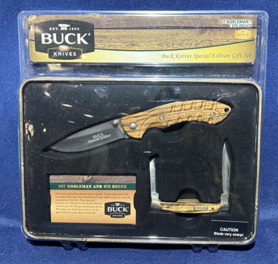 Buck 327 Nobleman and 375 Deuce Knives