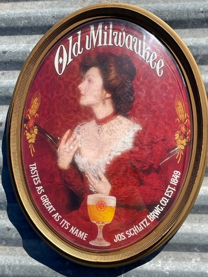 OLD MILWAUKEE ADVERTISING SIGN