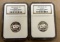(2) 2006-S Nevada Silver Proof State Quarters - NGC PF70 Ultra Cameo