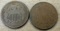 1864 & 1865 United States Two Cent Pieces