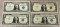 (4) United States $1 Silver Certificates