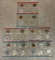(3) 1964 United States Uncirculated Mint Sets - P & D