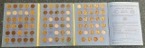 Lincoln Cent Collection Album - With 74 Coins