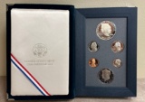 1990 United States Prestige Proof Set - With Eisenhower Centennial Silver Dollar