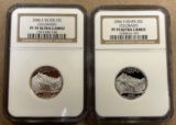 (2) 2006-S Colorado Silver Proof State Quarters - NGC PF70 Ultra Cameo