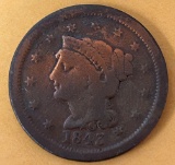 1843 United States Braided Hair Large Cent