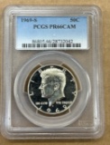 1969-S Proof Kennedy Silver Half Dollars - PCGS PR66CAM