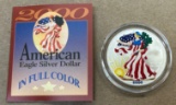 2000 American Silver Eagle - Colorized