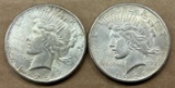 1925 & 1926 United States Peace Silver Dollars