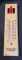 INTERNATIONAL HARVESTER WOODEN THERMOMETER