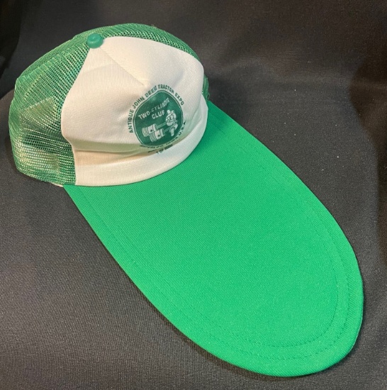 1987 - JOHN DEERE TWO-CLYLINDER CLUB ADVERTISING HAT - 1 OF 3000