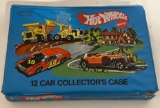 HOT WHEELS COLLECTOR CASE AND CARS