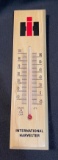 INTERNATIONAL HARVESTER WOODEN THERMOMETER
