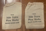JOHN DEERE PLOW WORKS - CLOTH PARTS BAGS