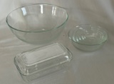 MIXING BOWL - NESTING BOWL SET - GLASS CANISTER WITH LID