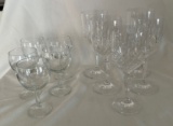 (10) WINE GLASSES