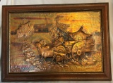 FANCY COPPER FRAMED ARTWORK - FROM MALAYSIA