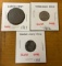 UNITED STATES TYPE COIN LOT - THREE TOTAL COINS