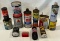 LOT OF MISC. ADVERTISING TINS