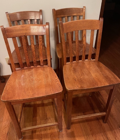 (4) KITCHEN ISLAND / BAR STOOLS