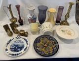 LOT OF MISC. VASES AND MORE
