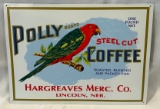 POLLY COFFEE - REPRODUCTION TIN SIGN