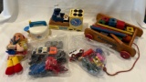 VINTAGE TOY LOT -- CARS - FISHER PRICE - AND MORE