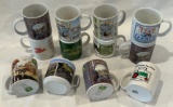 LOT OF MISC. COFFEE CUPS -- MOSTLY JOHN DEERE