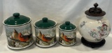 CARDINAL GLASS CANISTER SETS