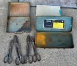 TIN SNIPS AND SMALL TOOL BOXES