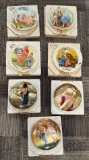 LOT OF (7) COLLECTOR PLATES WITH BOXES