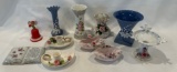 LEFTON CHINA - VASES - BELL - CANDLE HOLDERS - AND MORE