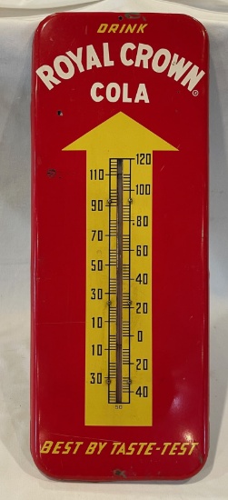 ROYAL CROWN COLA - ADVERTISING THERMOMETER