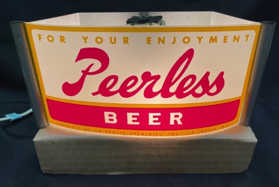 PEERLESS BEER - ADVERTISING SIGN