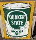 QUAKER STATE MOTOR OIL - ADVERTISING SIGN