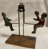 EARLY GIBBS TOY SEE SAW TEETER TOTTER TOY